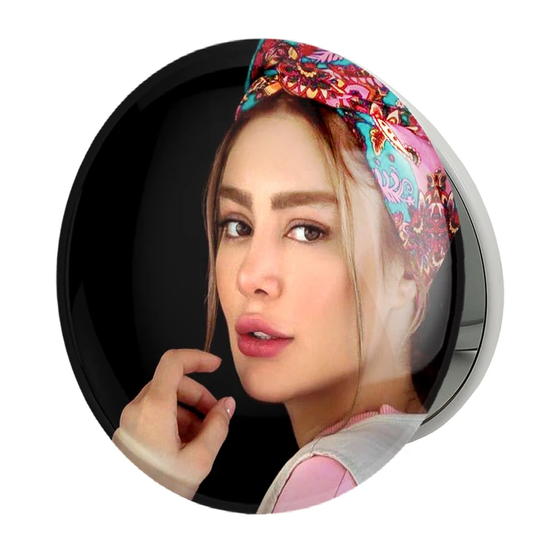 آینه جیبی خندالو طرح سحر قریشی مدل تاشو کد 10465 