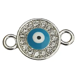 آویز دستبند مدل چشم و نظر نگین دار AD 424