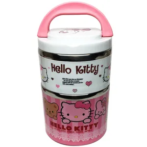 ظرف غذای کودک مدل Hello Kitty