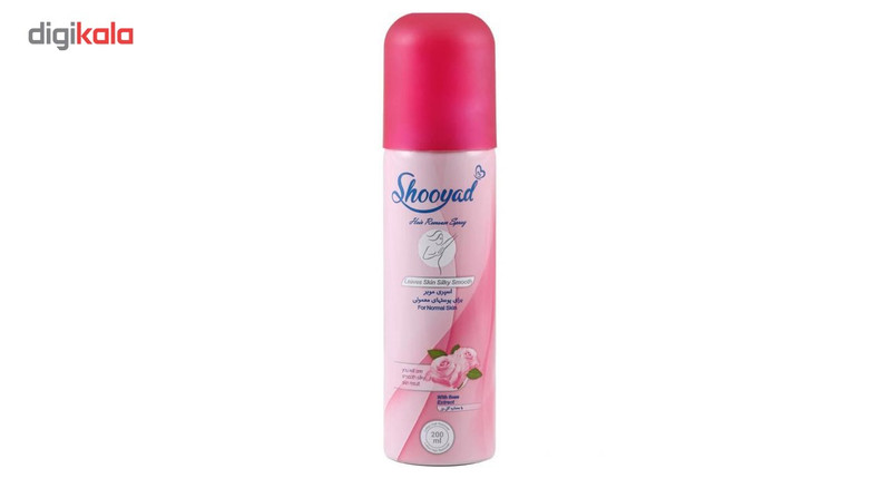 اسپری موبر بدن شویاد با عصاره گل رز حجم 200 میلی لیتر