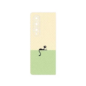 MAHOOT Minimal Internet Cat Icon Cover Sticker for Samsung Galaxy Z Fold4