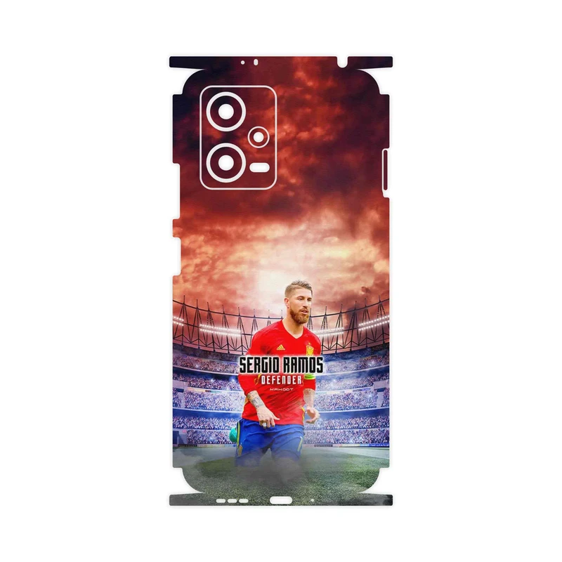 برچسب پوششی ماهوت مدل Sergio Ramos-FullSkin مناسب برای گوشی موبایل شیائومی Redmi Note 12 5G