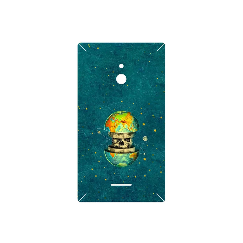 برچسب پوششی ماهوت مدل Collage of Earth Face مناسب برای گوشی موبایل نوکیا XL