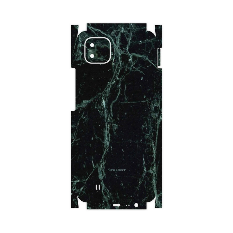 برچسب پوششی ماهوت مدل Graphite-Green-Marble-FullSkin مناسب برای گوشی موبایل ریلمی C11 2021