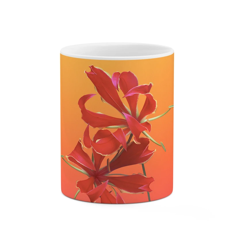 ماگ کاکتی طرح گل کد mgp10775