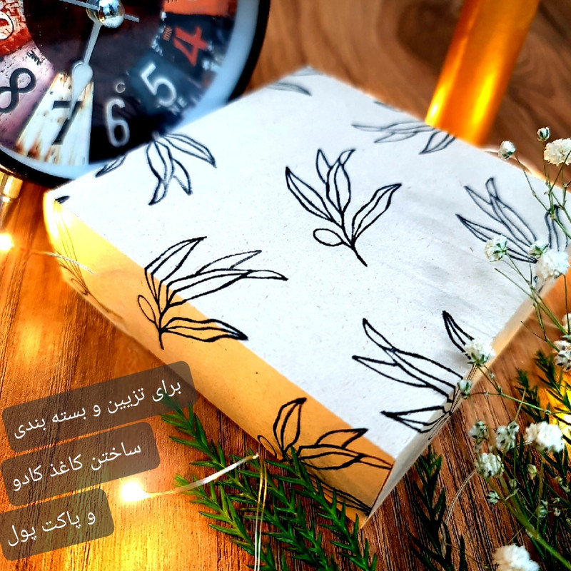 مهر  لینو مدل برگ زیتون کد 1004
