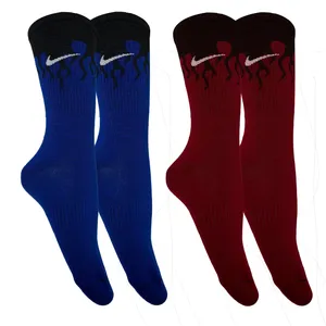 جوراب ساق بلند مدل کش اسپرت تیک آتیشی کد ZRSO بسته 2 عددی