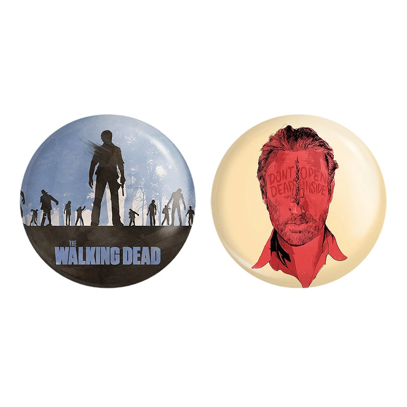 مگنت خندالو طرح ریک گریمز سریال مردگان متحرک The Walking Dead کد 1018410189 مجموعه 2 عددی