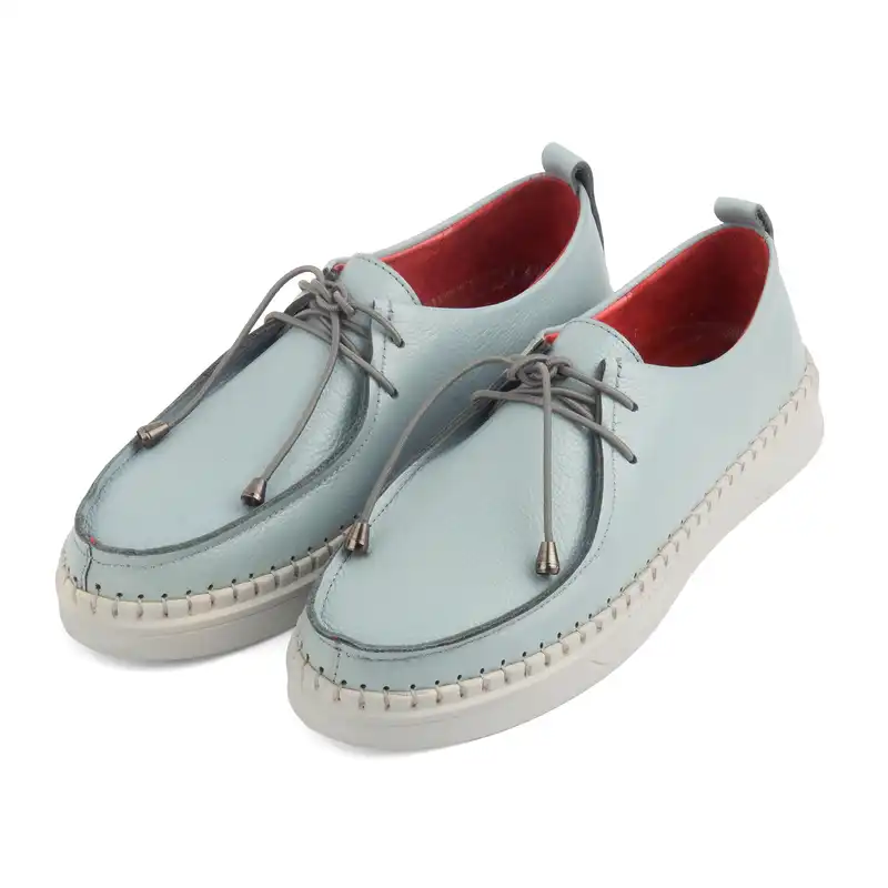 کفش روزمره زنانه پاتن چرم آفتاب مدل KP04