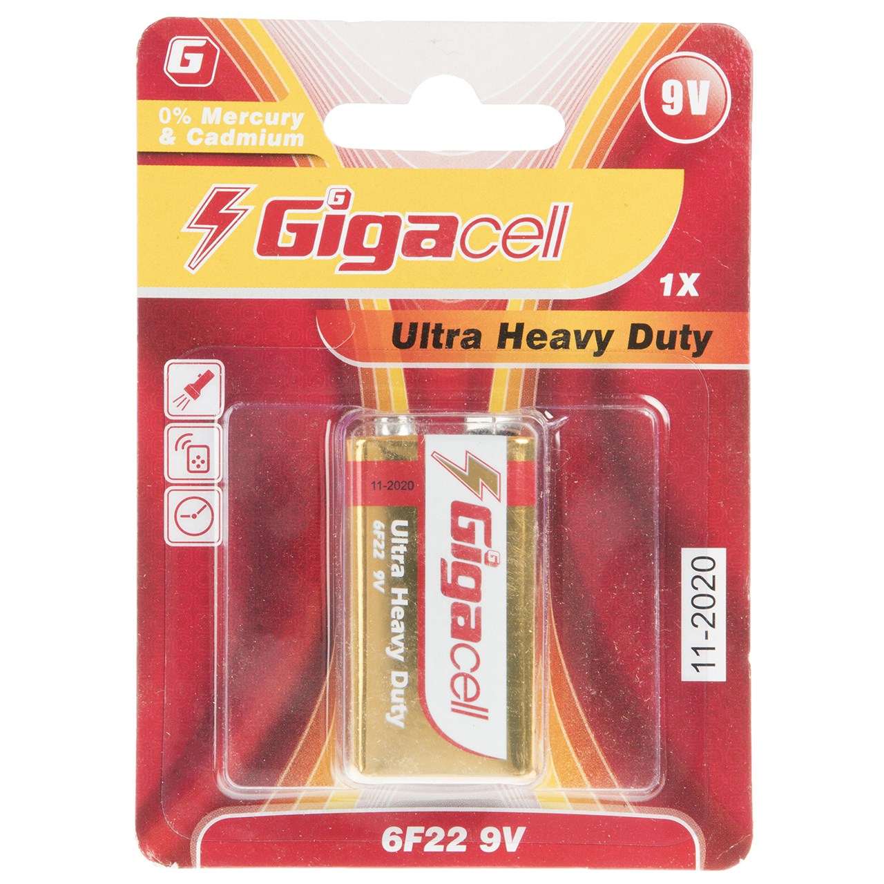 باتری کتابی گیگاسل مدل Ultra Heavy Duty