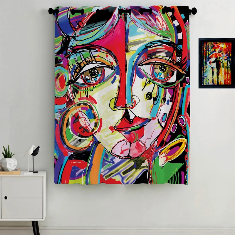 پرده رنس مدل C2-50129 ارتفاع 190 سانتی متر