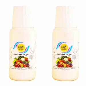 ضدعفونی کننده سبزیجات زاوش مدل 02 بسته دو عددی حجم 150 میلی لیتر