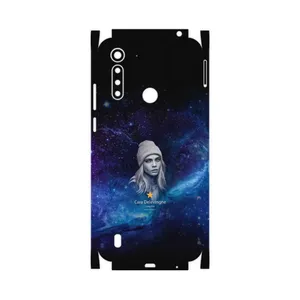MAHOOT Cara Delevingne-FullSkin Cover Sticker for Motorola Moto G8 Power Lite