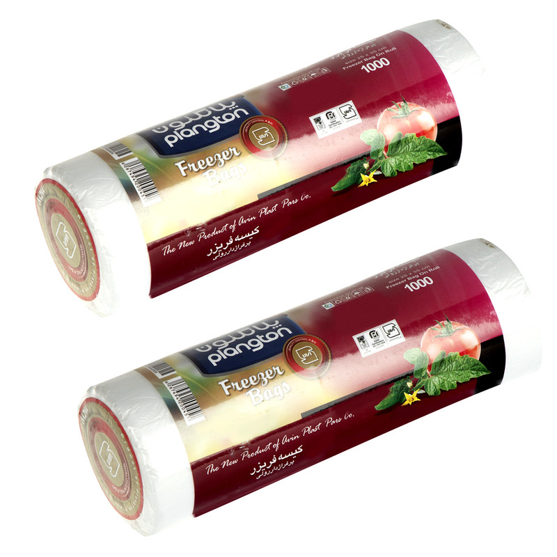 کیسه فریزر پلانگتون مدل P_1000_FIR دو بسته 1000 عددی