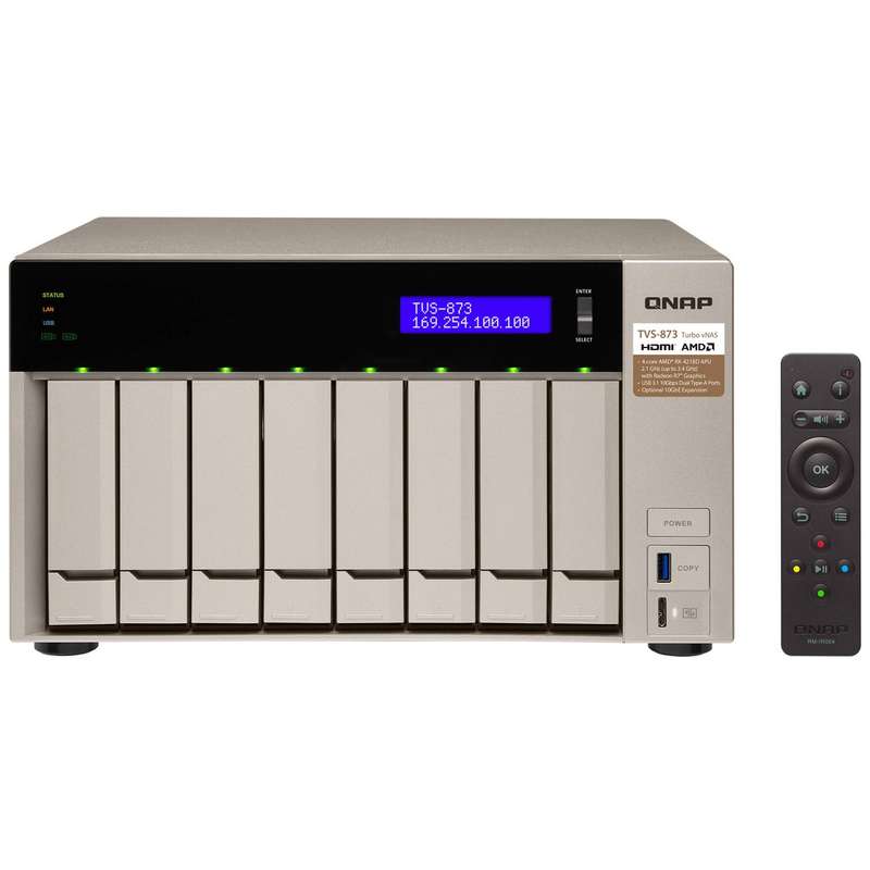 ذخیره ساز تحت شبکه کیونپ مدل TVS-873-8G ذخیره ساز تحت شبکه کیونپ مدل TVS-873-8G