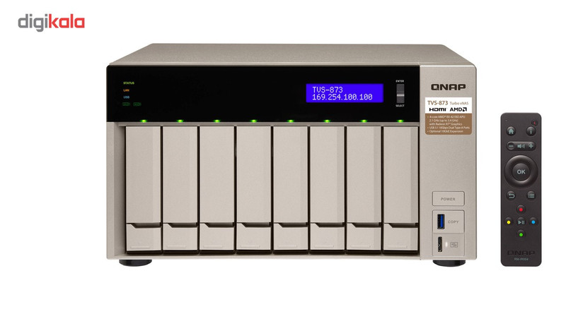 ذخیره ساز تحت شبکه کیونپ مدل TVS-873-8G