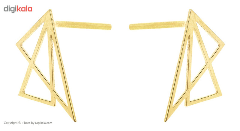 گوشواره طلا 18 عیار ماهک مدل ME0691 - 4