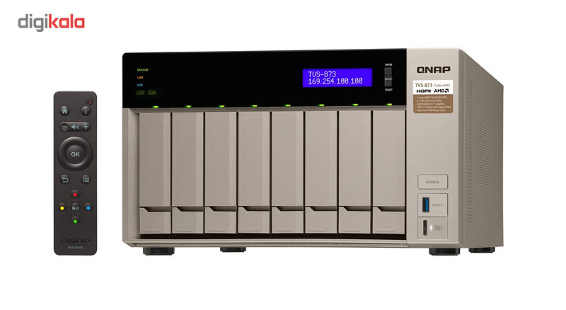 ذخیره ساز تحت شبکه کیونپ مدل TVS-873-8G