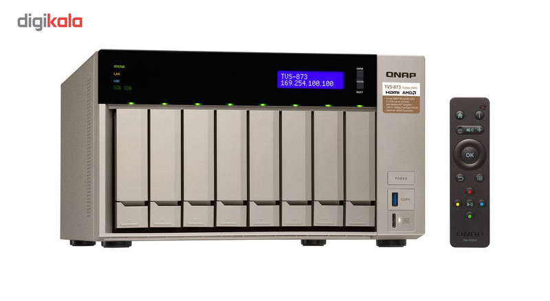 ذخیره ساز تحت شبکه کیونپ مدل TVS-873-8G