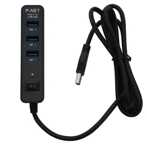 هاب یو اس بی  4 پورت پی نت مدل P-221