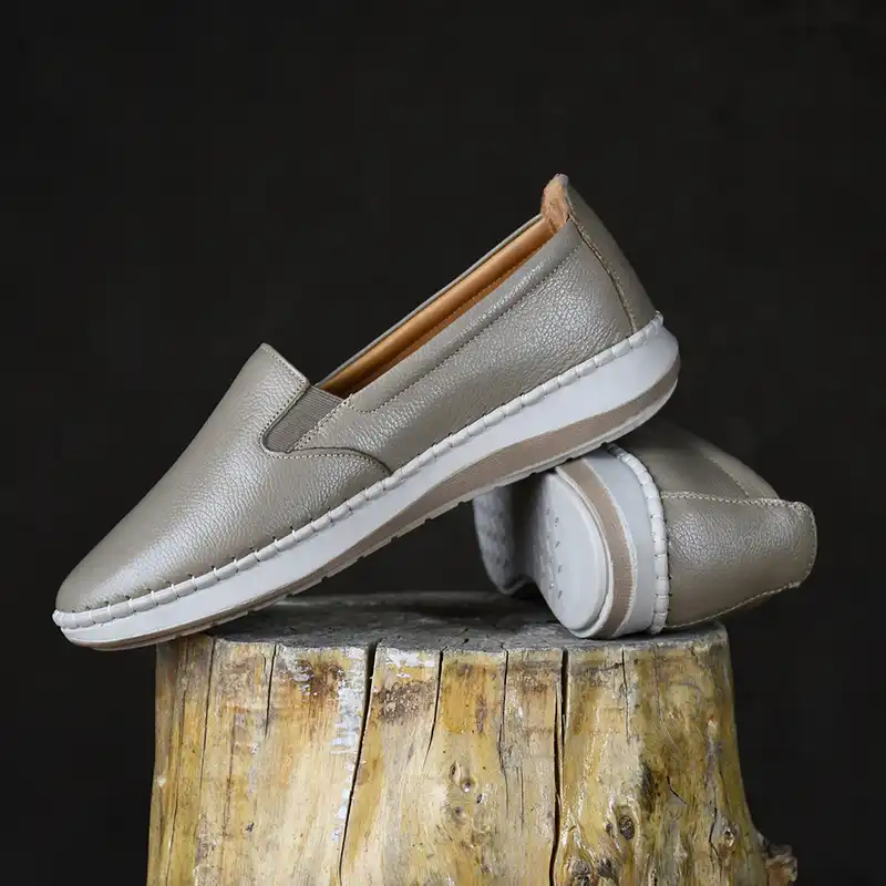 کفش طبی زنانه مدل آنیس تمام چرم کد 104