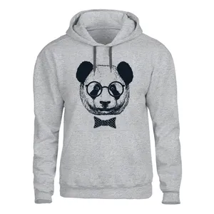 هودی مردانه مدل پاندا کد J225 رنگ طوسی