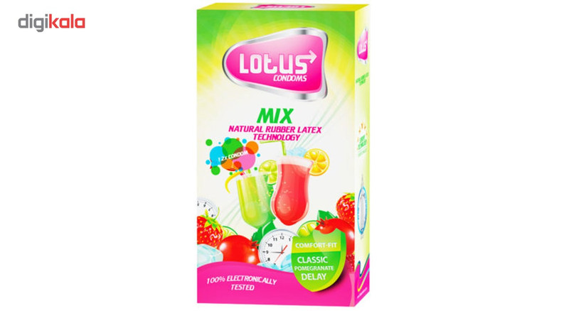 کاندوم لوتوس مدل Mix بسته 12 عددی کاندوم لوتوس مدل Mix بسته 12 عددی