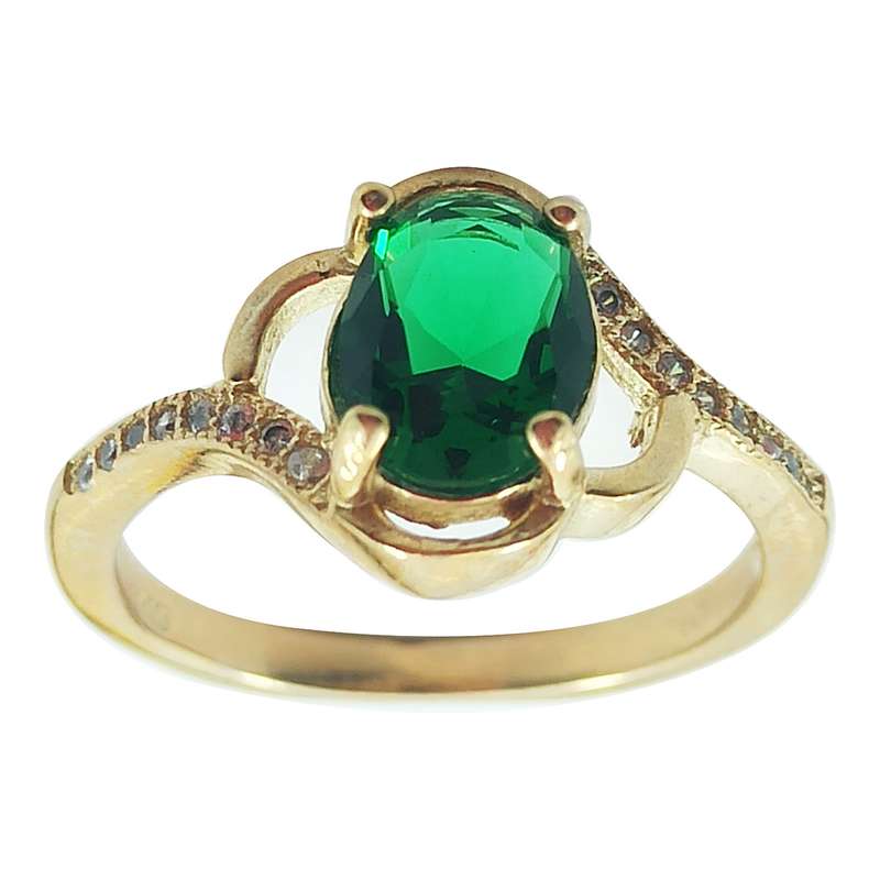 انگشتر زنانه مدل زبرجد کد ys-As2