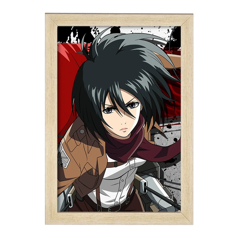 تابلو خندالو مدل میکاسا اکرمن انیمه دختر  کد 12150