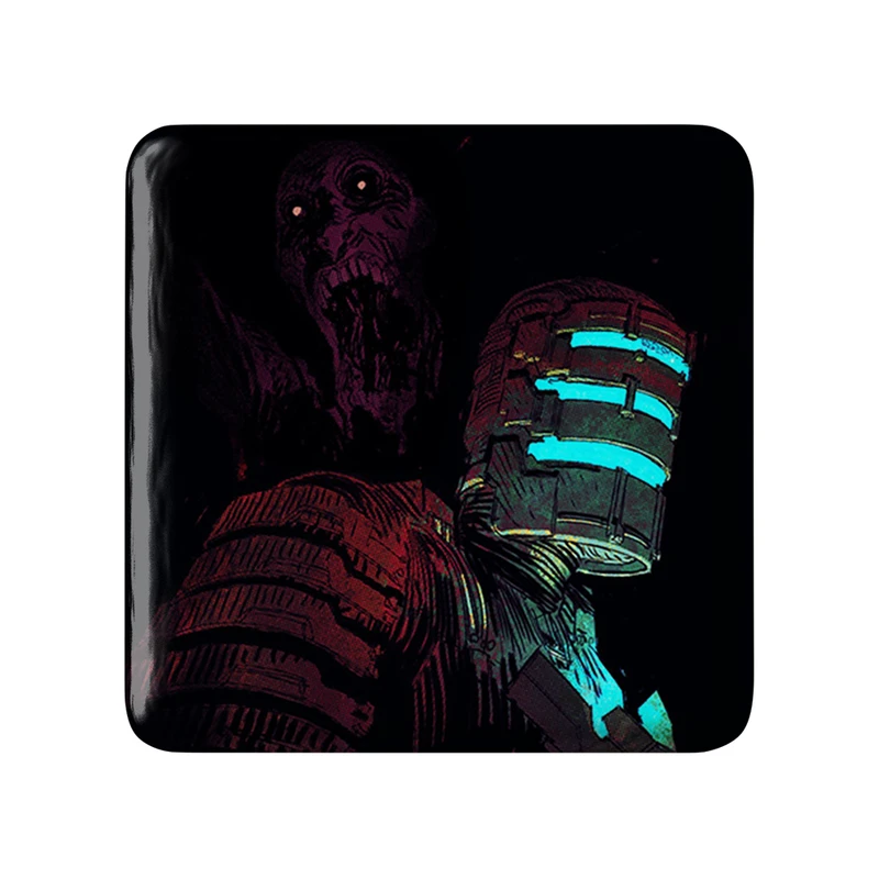 مگنت خندالو طرح بازی دد اسپیس (Dead Space) مدل مربعی کد 35014