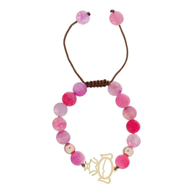 دستبند طلا 18 عیار دخترانه مایا ماهک مدل MB0473 دستبند طلا 18 عیار دخترانه مایا ماهک مدل MB0473