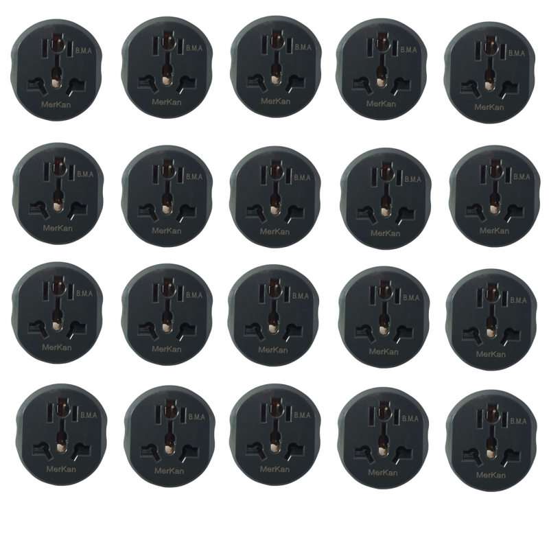 تبدیل 3 به 2 دیواری مرکان کد 3 بسته 20 عددی