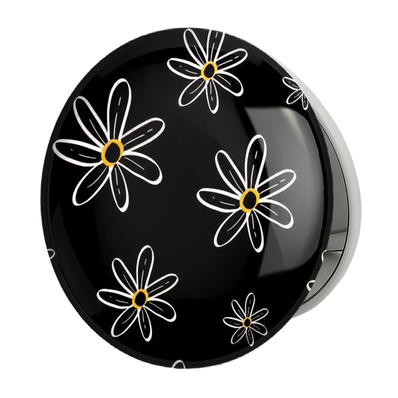 آینه جیبی خندالو طرح گل گلی مدل تاشو کد 29023