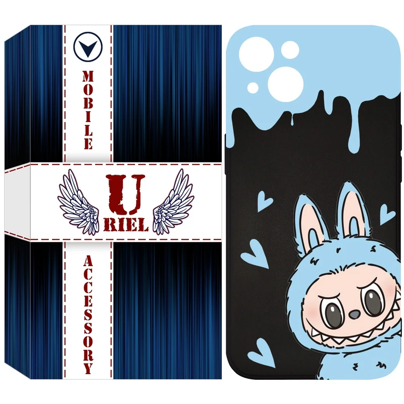 کاور یوریل مدل KSH کد 131 طرح عروسک لبوبو مناسب برای گوشی موبایل اپل iPhone 13