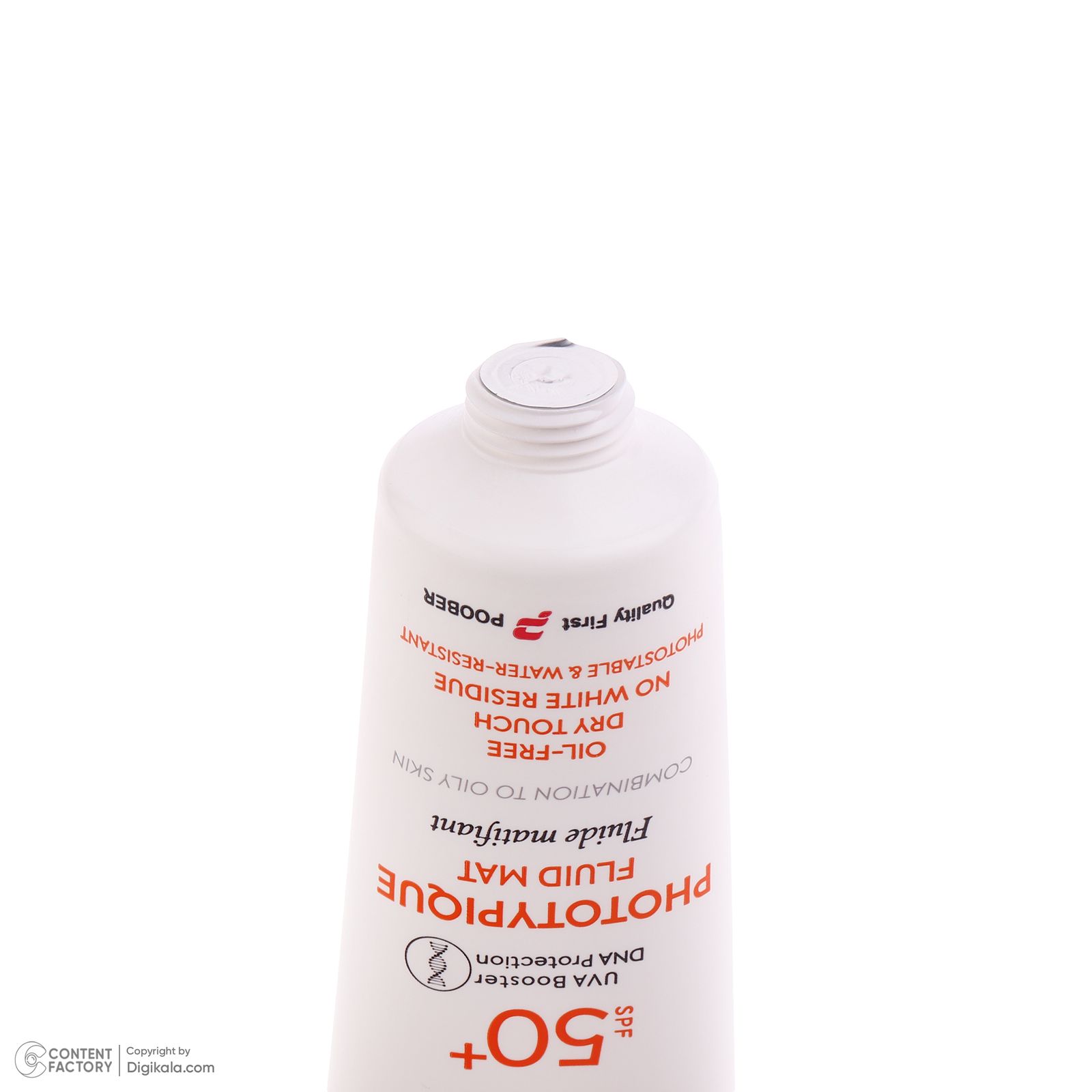 فلوئید ضد آفتاب بدون رنگ درماتیپیک مدل مات محافظ UVA،UVB مناسب برای پوست چرب حجم 50 میلی لیتر - - 4