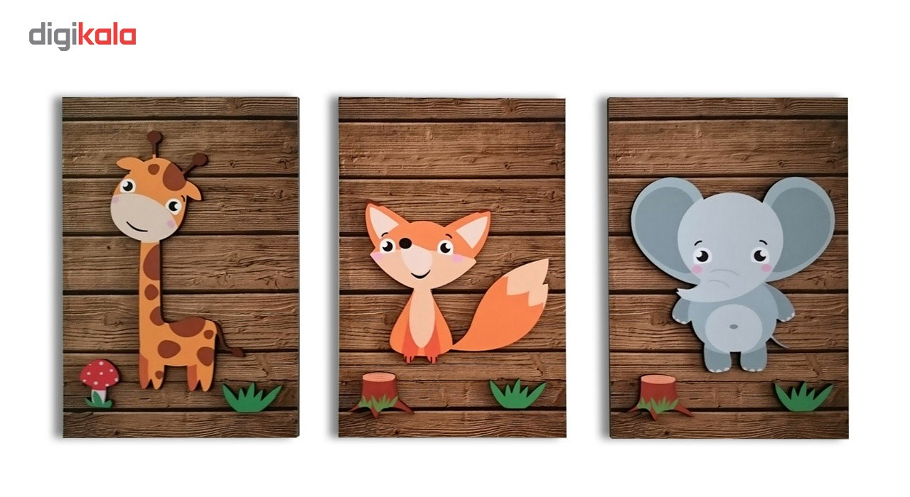 تابلو برجسته کودک ژیوار مدل Land of Animals Series 3