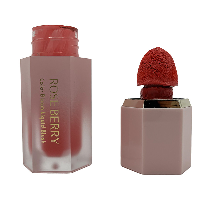 رژ گونه مایع رزبری مدل blush کد 01 مجموعه 4 عددی