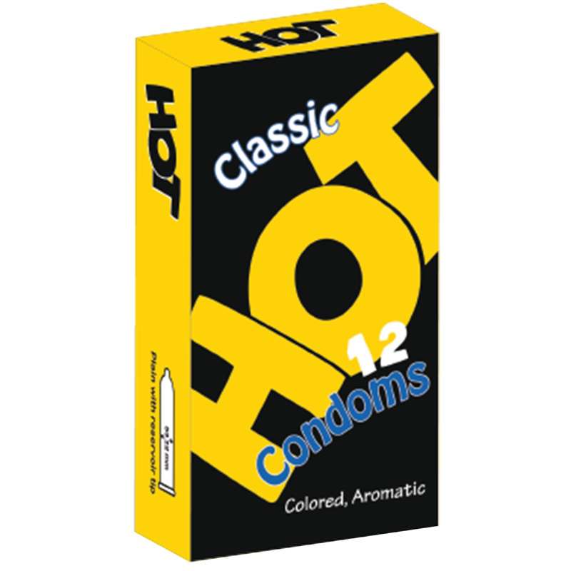 کاندوم معطر هات مدل CLASSIC A بسته 12 عددی کاندوم معطر هات مدل CLASSIC A بسته 12 عددی