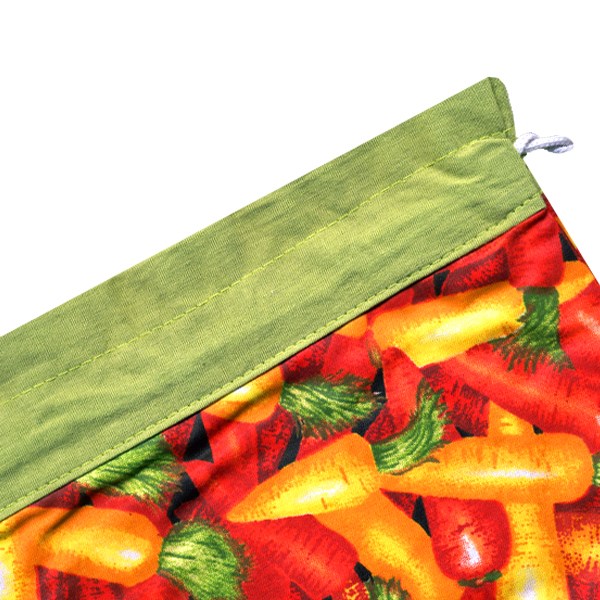 کیسه سبزی چاپی 3 تکه رزین تاژ طرح هویج