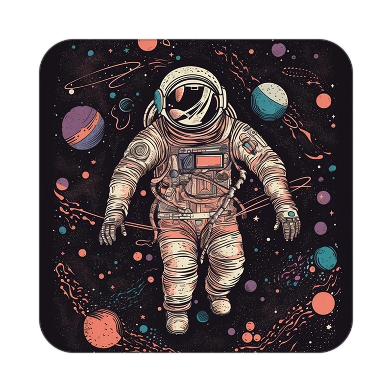 زیر لیوانی کاکتی طرح فضانورد مدل mp46418