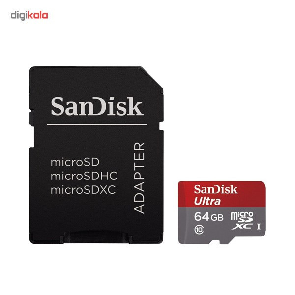کارت حافظه سن دیسک microSDXC 64GB UHS-I Card with Adapter 1