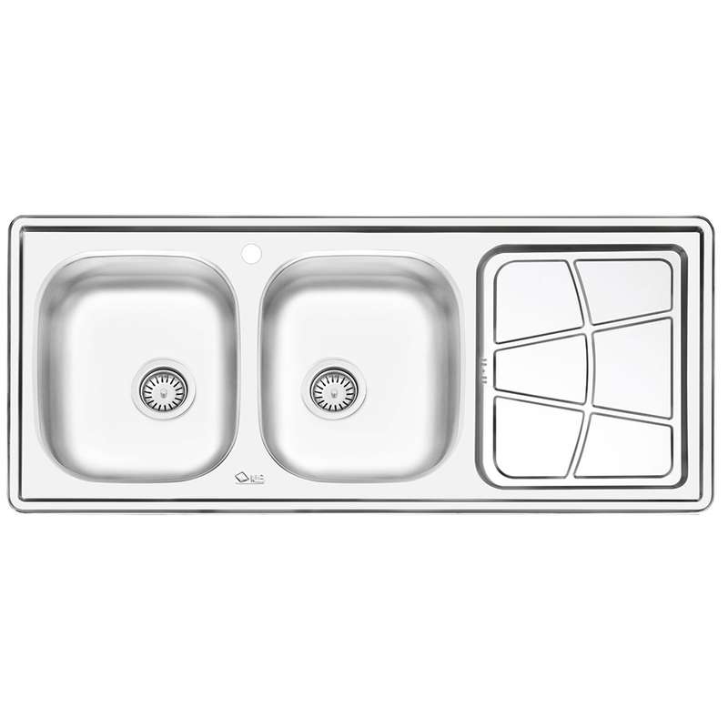 سینک ایلیا استیل مدل 4030L توکار سایز 50 × 120 سانتی متر