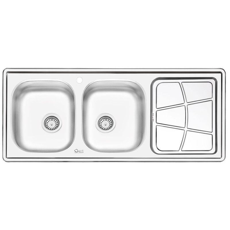 سینک ایلیا استیل مدل 4030L توکار سایز 50 × 120 سانتی متر