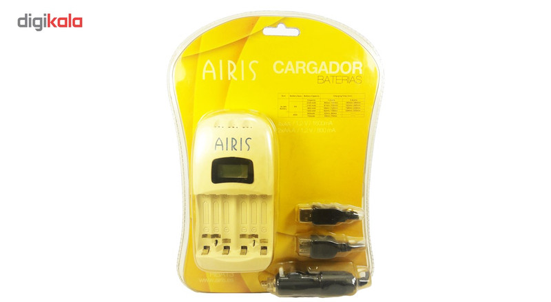 شارژر باتری قلمی و نیم قلمی ایریس مدل Cargador