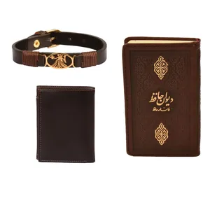 ست هدیه طرح تولد شهریور   کهن چرم  مدل m106- 6