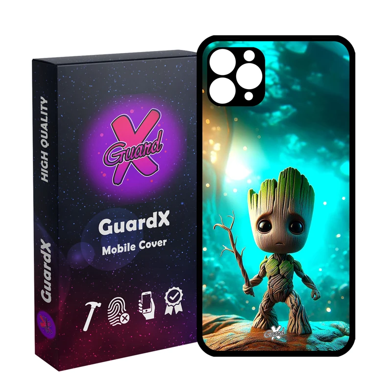 کاور گارد ایکس طرح گروت مدل Glass10698 مناسب برای گوشی موبایل اپل iPhone 11 Pro Max