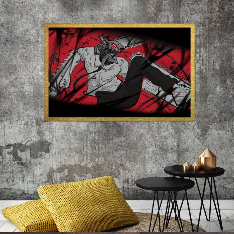 تابلو بکلیت طرح انیمه مدل قاب شاسی T-S8416