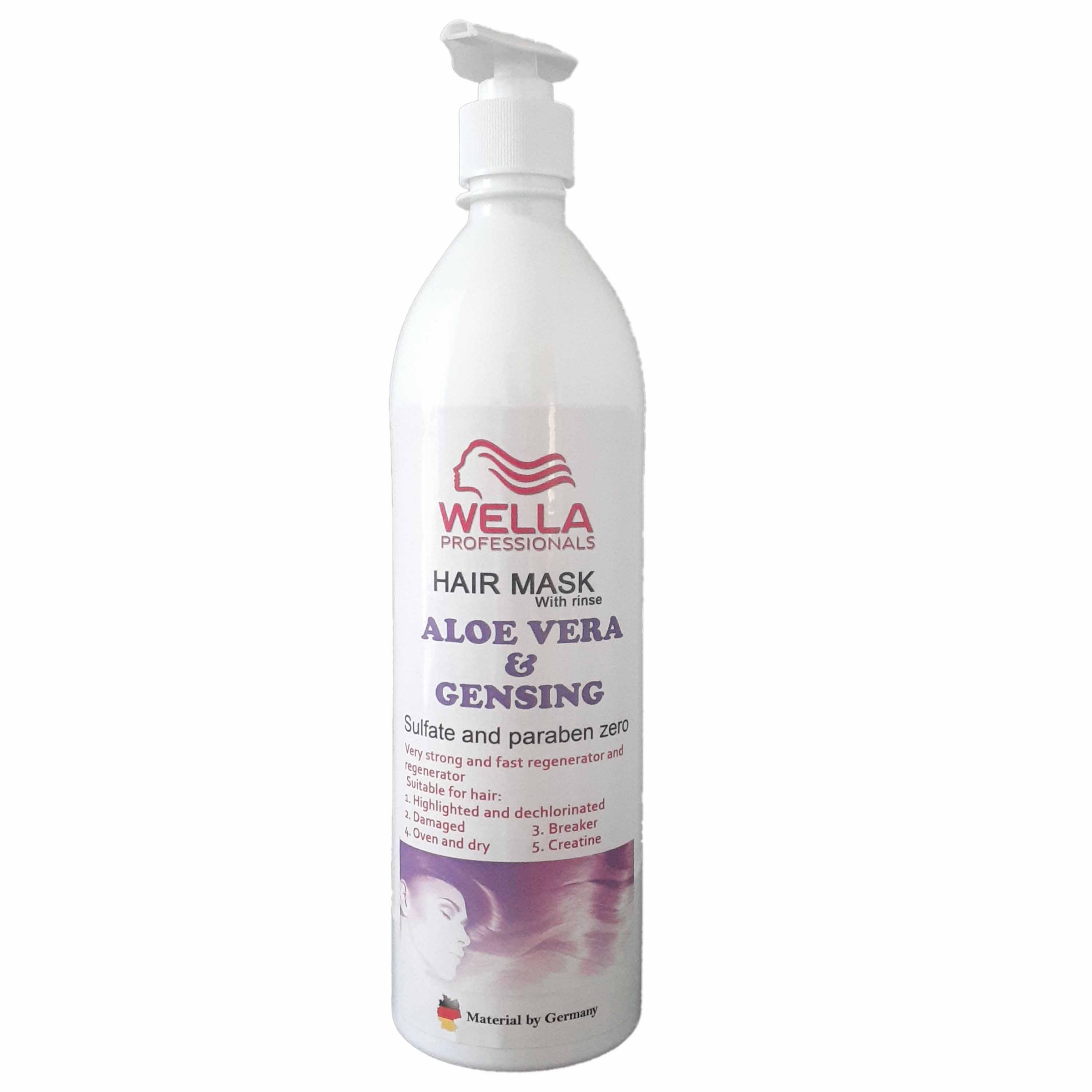 ماسک مو ولا مدل جنسینگ آلوئه ورا  حجم 800 میلی لیتر