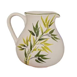 پارچ سفالی مدل بامبو 