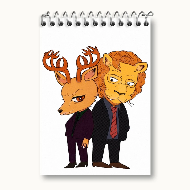 دفتر یادداشت 50 برگ خندالو مدل لوییس و ایبوکی انیمه بیستارز کد 33458